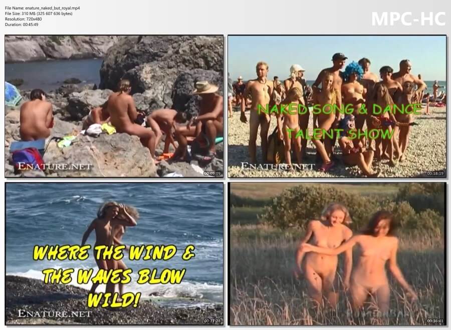 Enature - Naked royal vacation at sea - Nudism improves health and boosts self-esteem