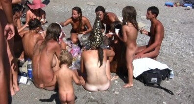 The vast oceanfront 1 Full HD video - Nudity is considered a natural part of human life