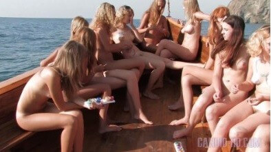 Candid HD: Nudist Boat Cruise Full HD video - Naturism promotes honesty and an open connection with the body