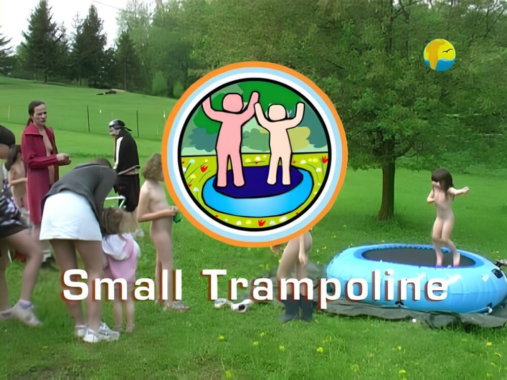 Naturist Freedom: Small Trampoline - The concept that the naked body is part of the natural world and deserves respect is important