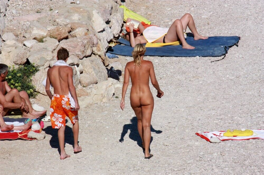 European Beach Entrance pics - Nudity as a natural aspect of human life