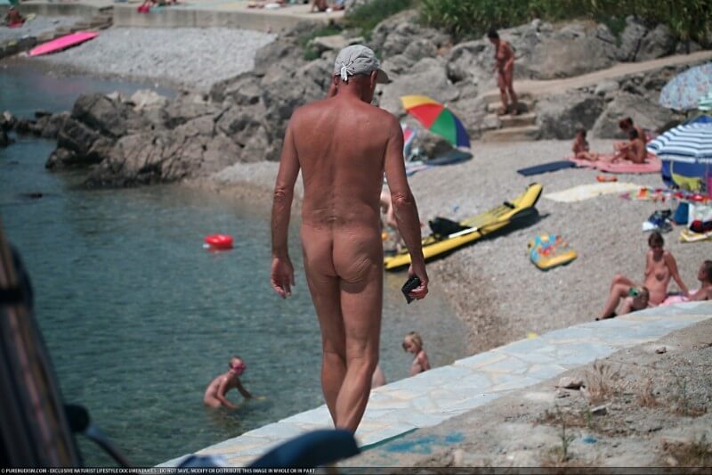 Nudist Shore Walking pics - Nudism is rooted in human nature
