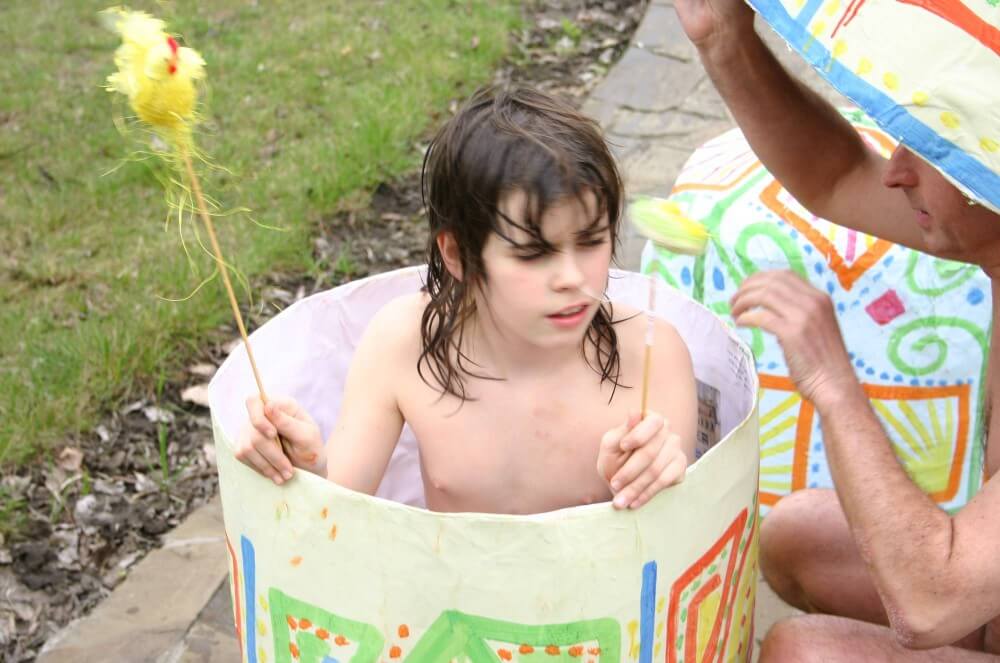 Easter 2X Eggs Outdoors photos - Those wishing to register as nudists