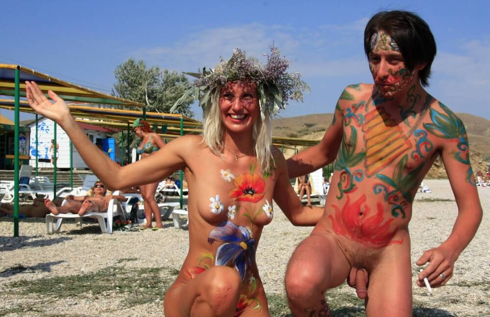 Sand Beach Goddess Two pics - Nudism promotes respect for the environment
