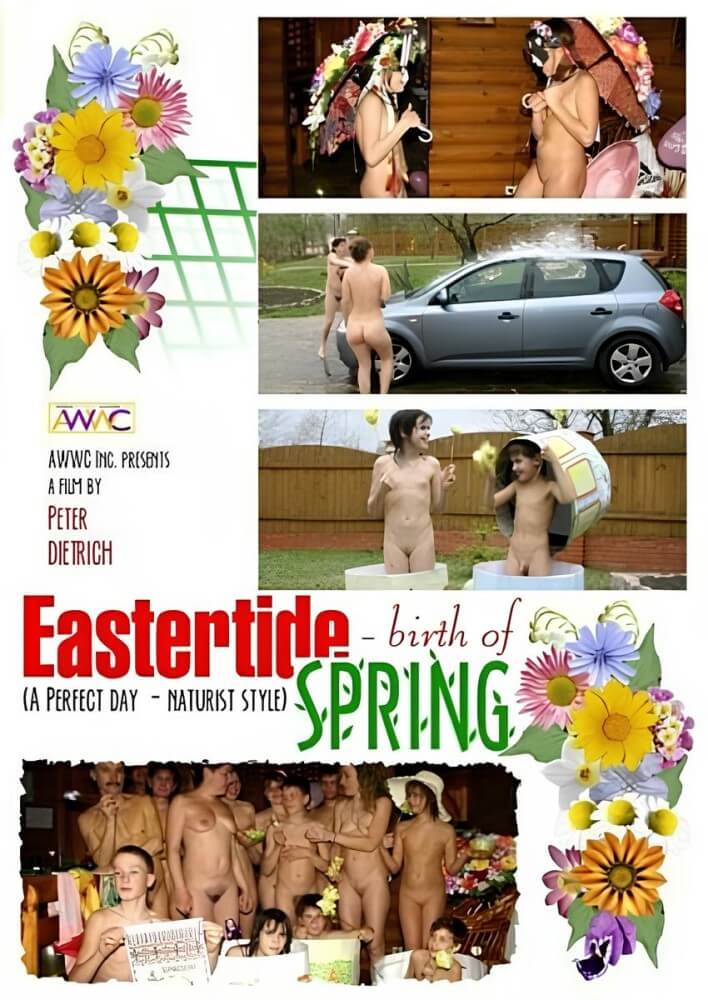 Enature - Eastertide birth of spring, AWWC, Peter Dietrich - Nature provides the energy and strength for life, and well simply be naked