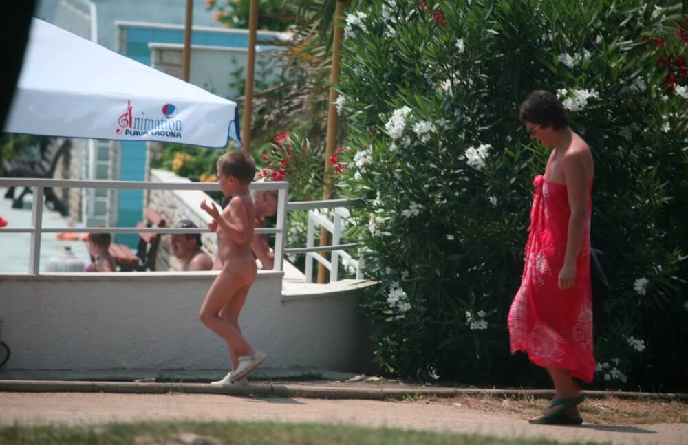 Naturist Pool Walkaround pics - The practice of naturism fosters an atmosphere of trust and respect