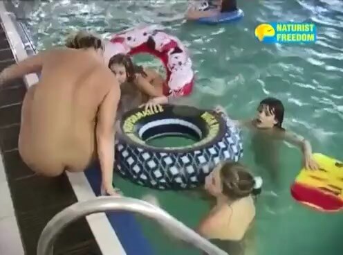 Naturist Freedom Full Pool - Nudity in naturism is not usually an end in itself