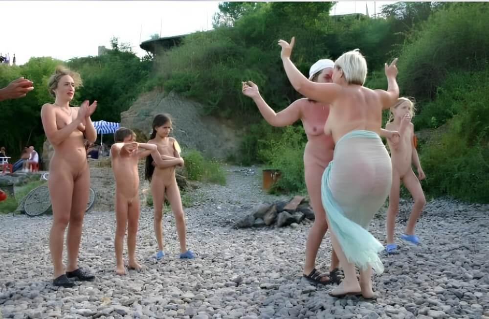 Dances on a beach pics - We began to practice nudism consciously
