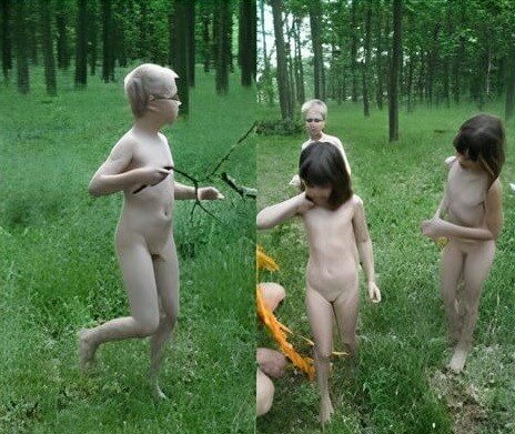 Naturism photo gallery # 21 - The entire upper aristocracy practiced nudism