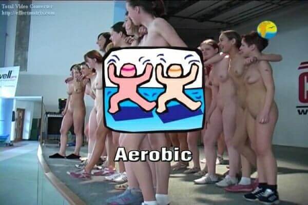 Naturist Freedom: Aerobic - In nudism, people are equal to one another