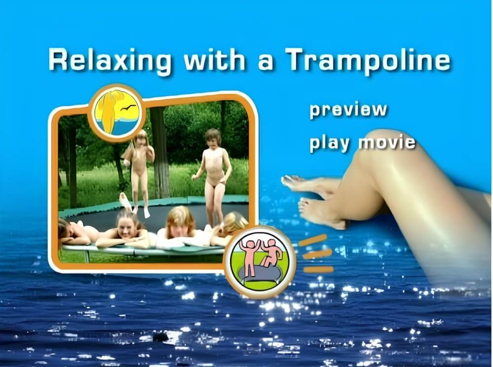 Naturist Freedom: Relaxing with a trampoline DVD - At the heart of nudism lies the idea of equality and respect for oneself and others