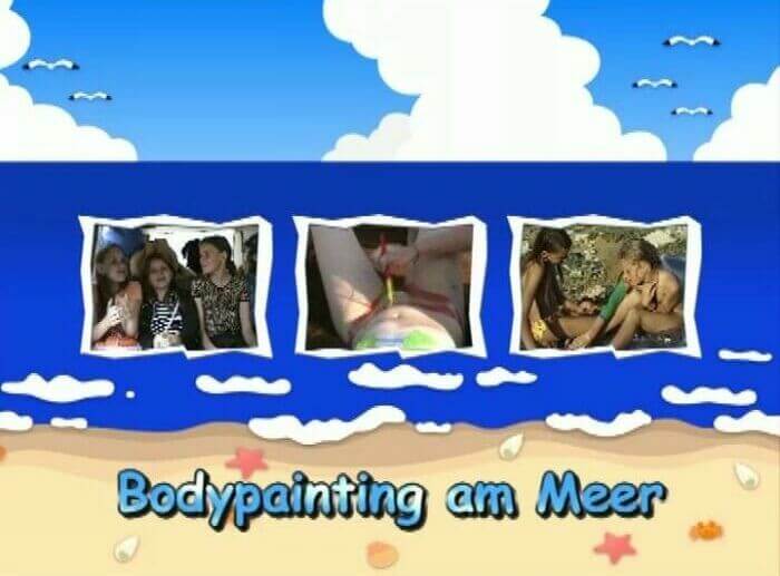 Naturistin: Bodypainting am Meer - Nudity is a natural way to express respect for nature and oneself