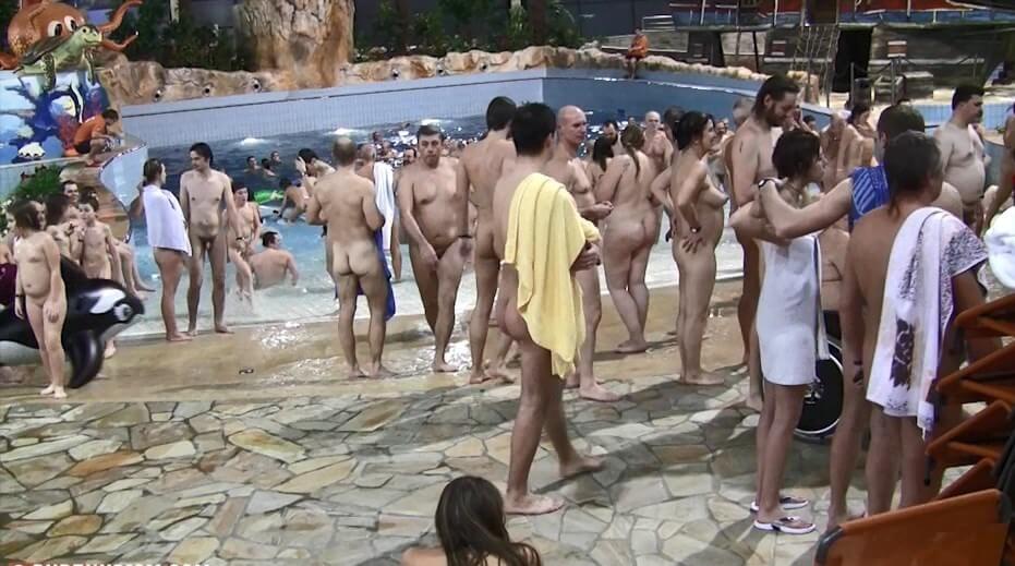 Aquatic park reunion video - Belief in oneself and ones own strengths are important qualities for practitioners of naturism and nudism