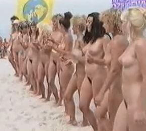 Miss Natura 1990 video - Minimizing clothing or nudism
