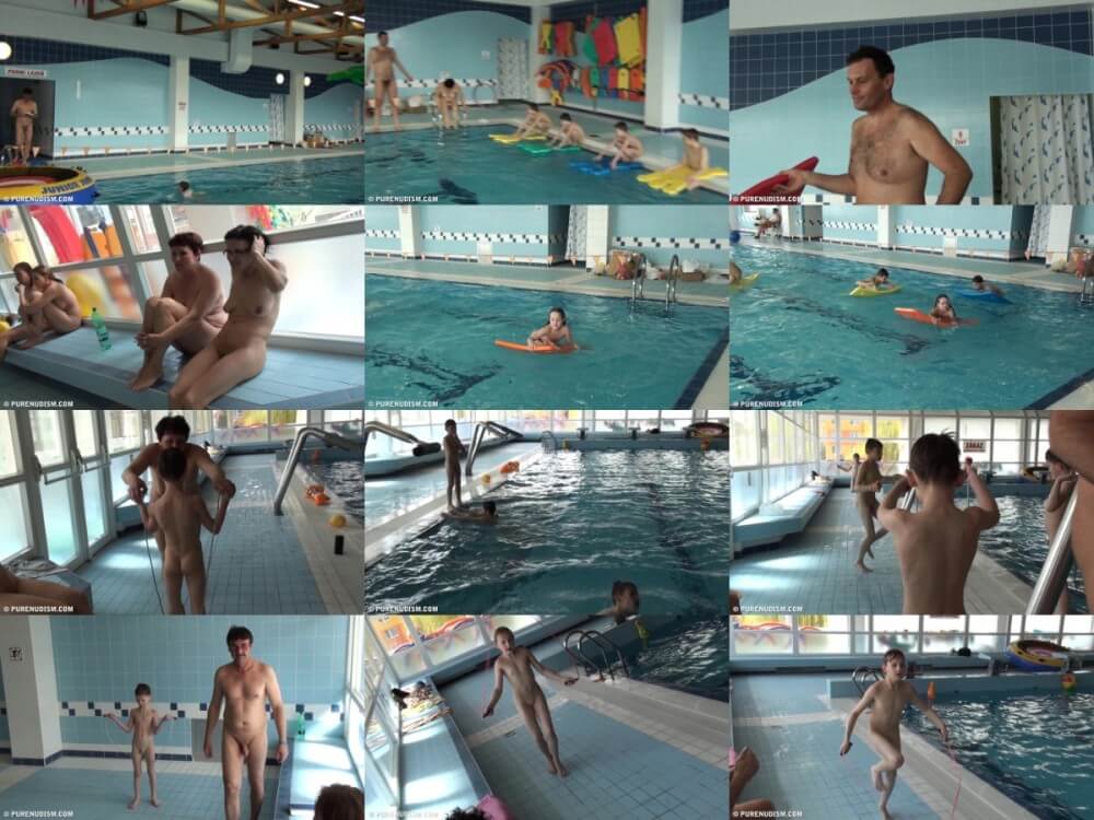 Poolside activities 2 Full HD - Naturism is about peace and tranquility