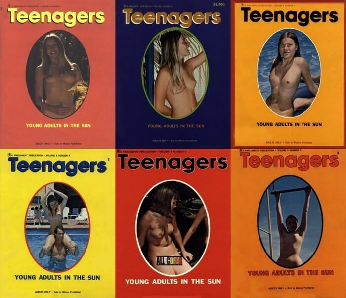 Teenagers magazines: Young adults in the sun - A love for the sun and fresh air are important values for naturists